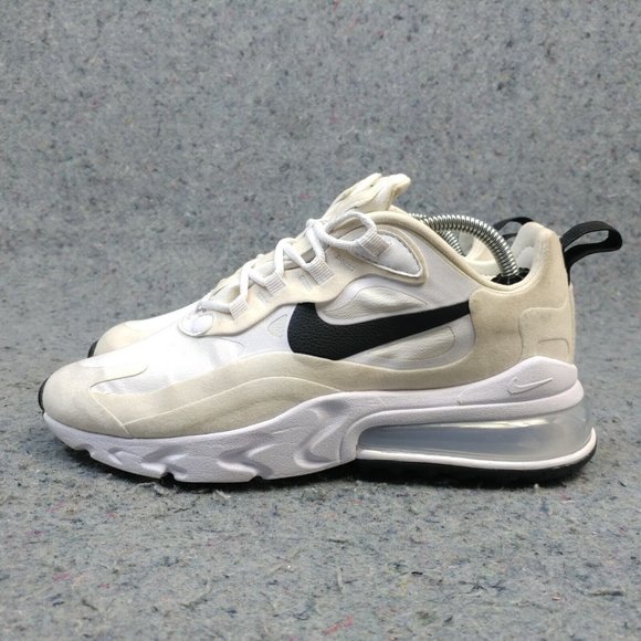 Nike Shoes - Nike Air Max 270 React Womens Running Shoes Size 6.5 Trainers White CI3899-101